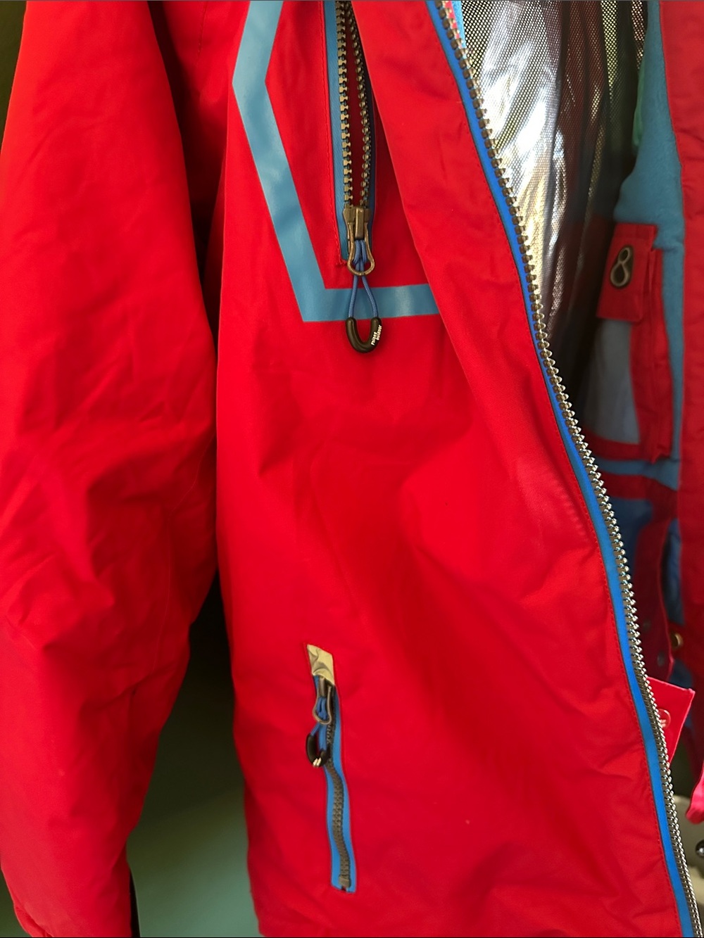Phibee Kids Waterproof Ski Jacket Winter Snow coat Red/Blue size 14 (EU 158-164) - Picture 7 of 16